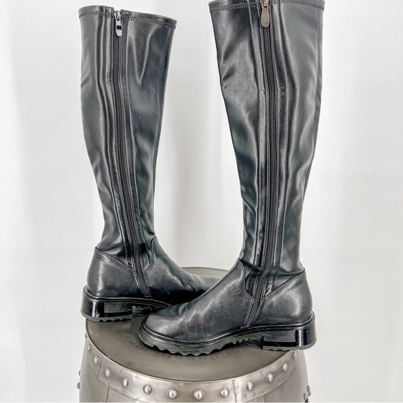 Black NL Collection Over the Knee Boots - Picture 8 of 12